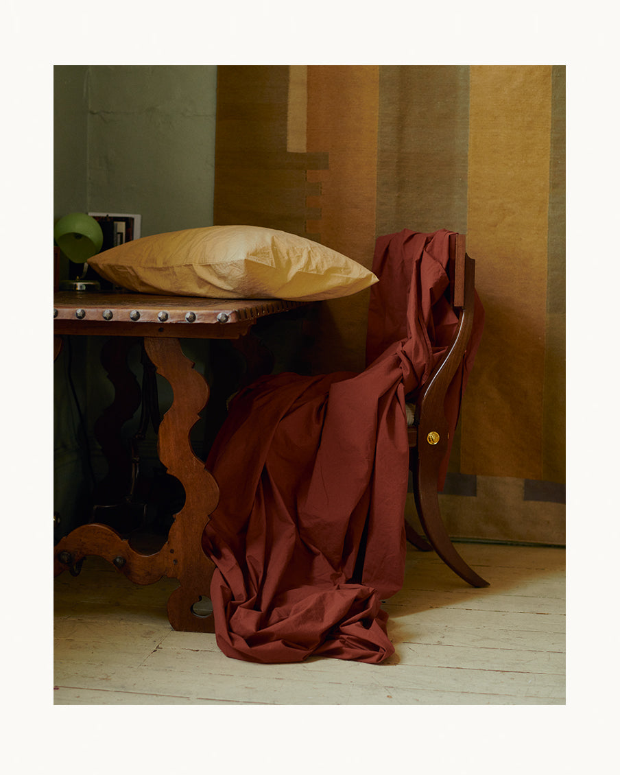 Fitted Sheet — Terracotta