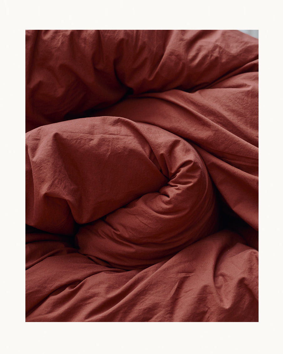 Duvet Cover — Terracotta
